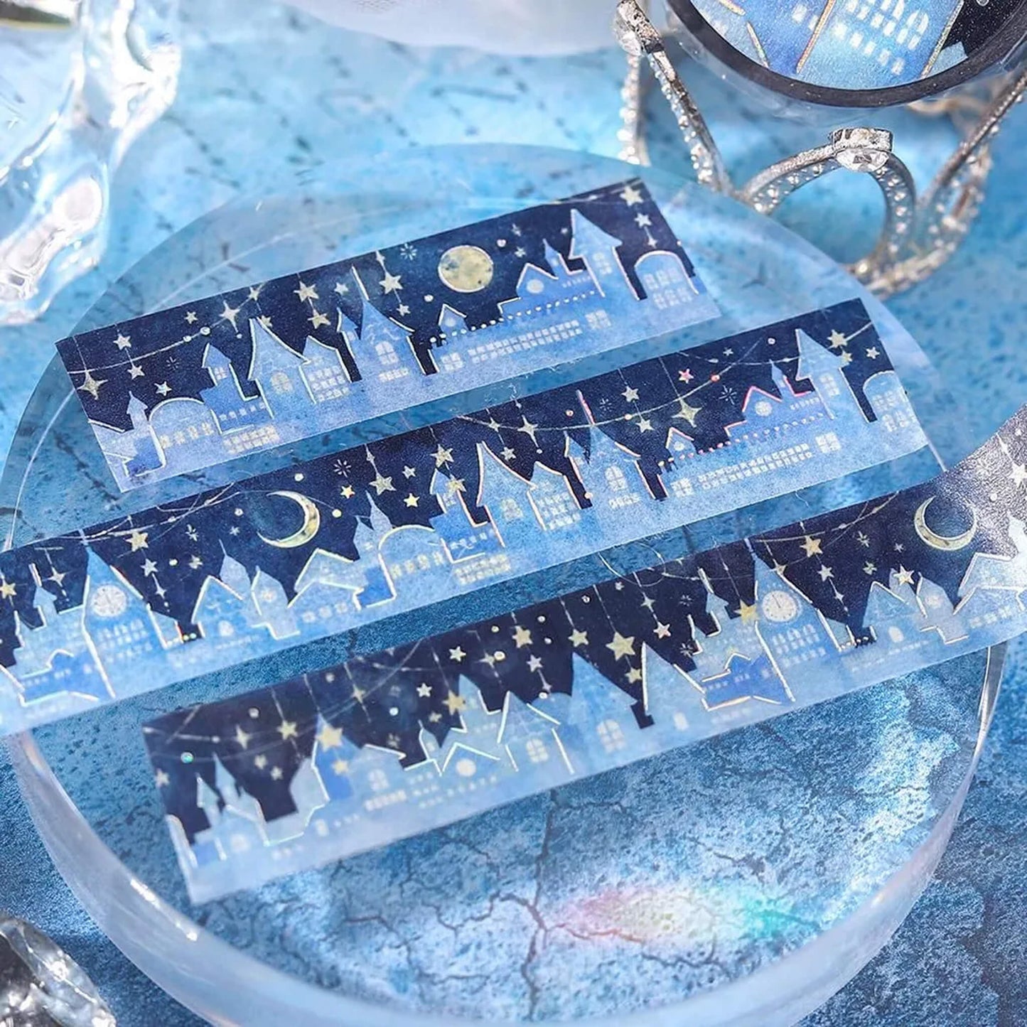 BGM Foil Washi Tape - The City in Starlight - Washi Tapes