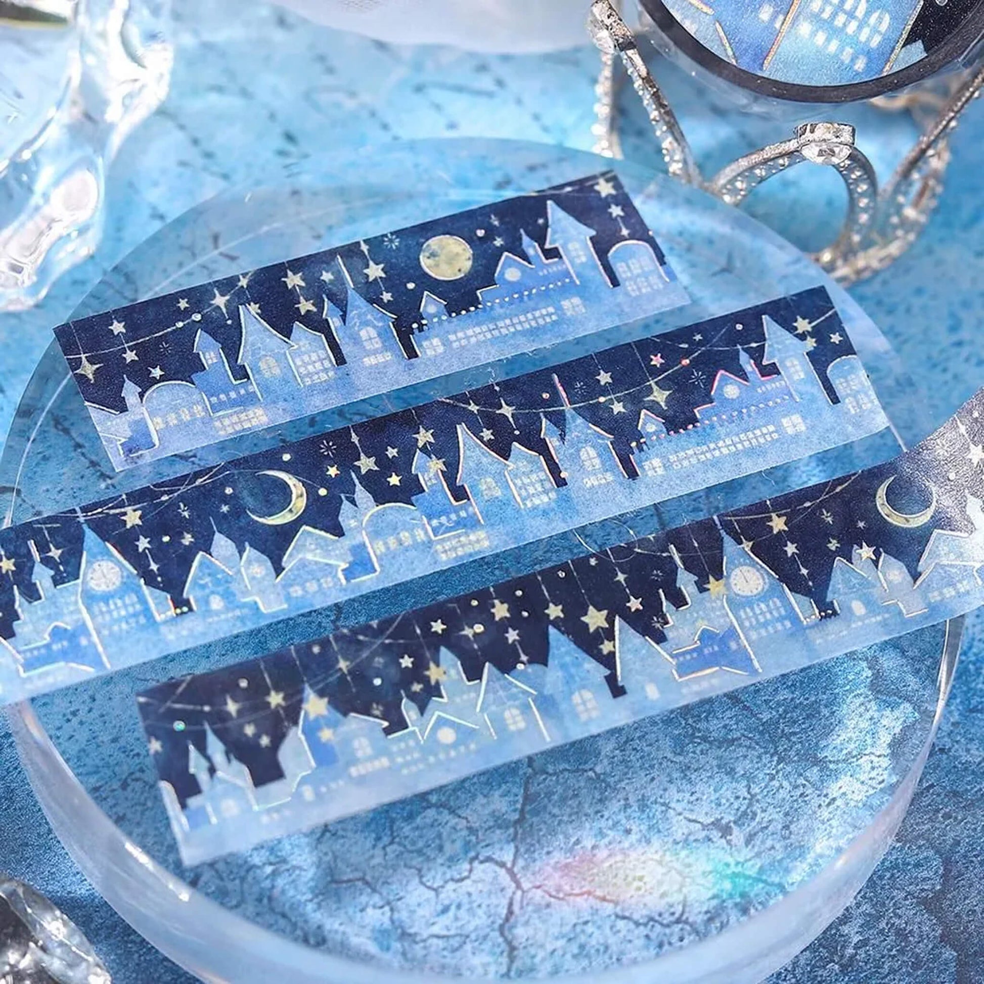 BGM Foil Washi Tape - The City in Starlight - Washi Tapes