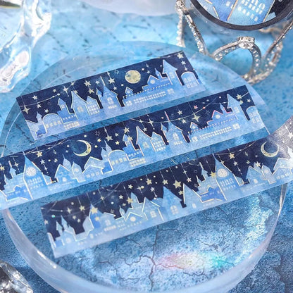 BGM Foil Washi Tape - The City in Starlight - Washi Tapes