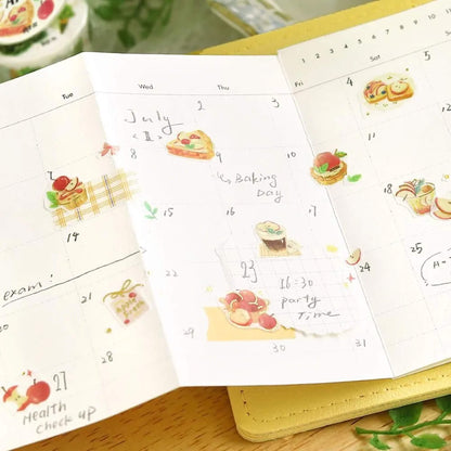 BGM Foil Washi Tape Tokimeki Flavors - Apple - Washi Tapes