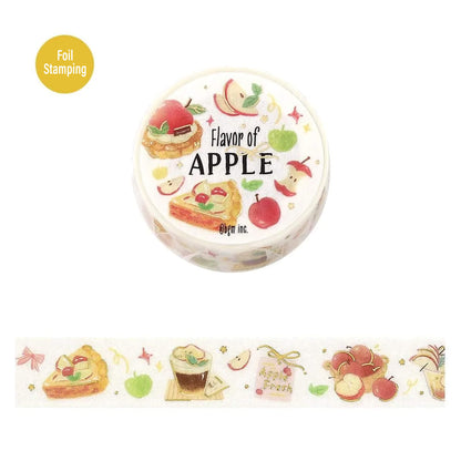 BGM Foil Washi Tape Tokimeki Flavors - Apple - Washi Tapes