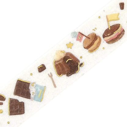 BGM Foil Washi Tape Tokimeki Flavors - Choco - Washi Tapes
