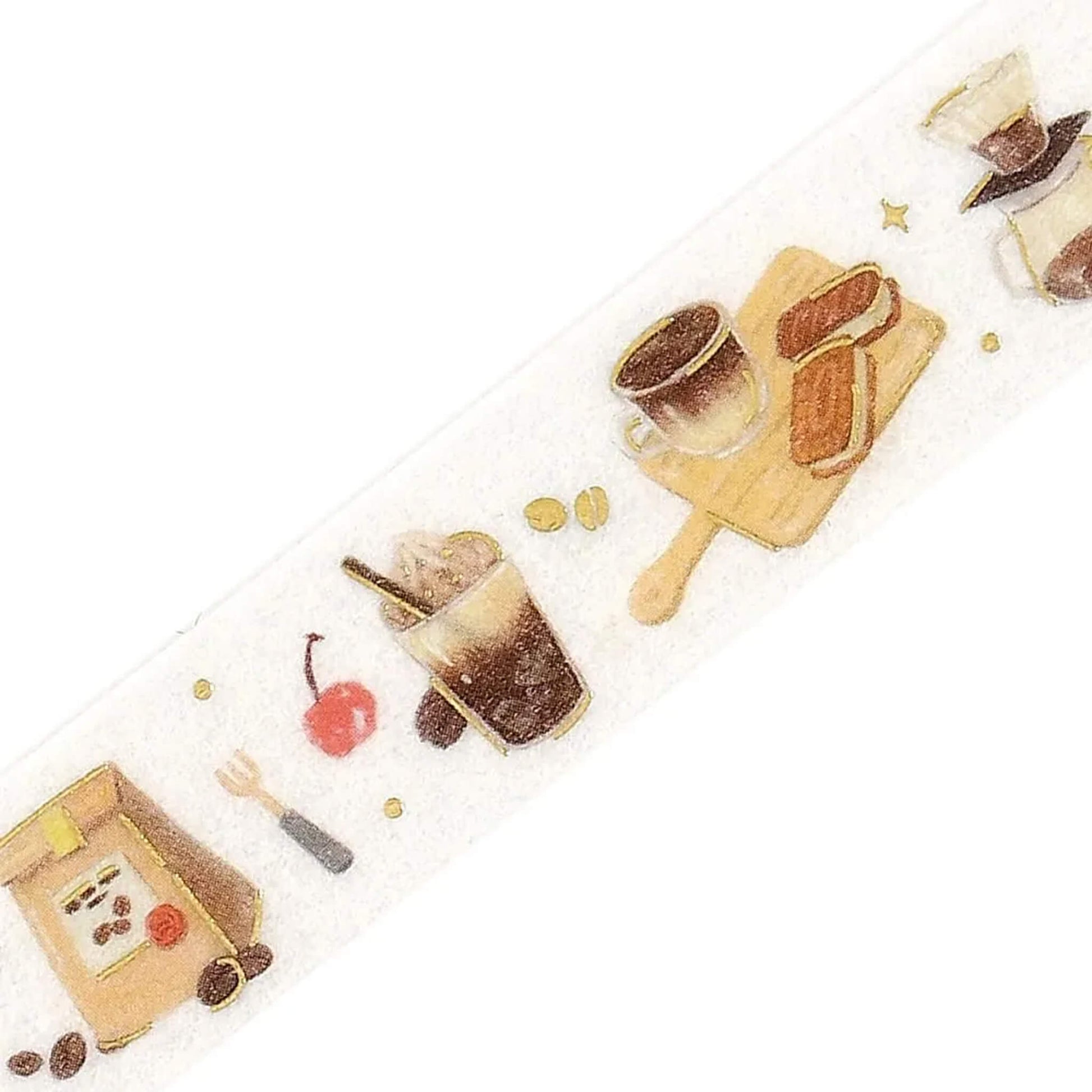 BGM Foil Washi Tape Tokimeki Flavors - Coffee - Washi Tapes