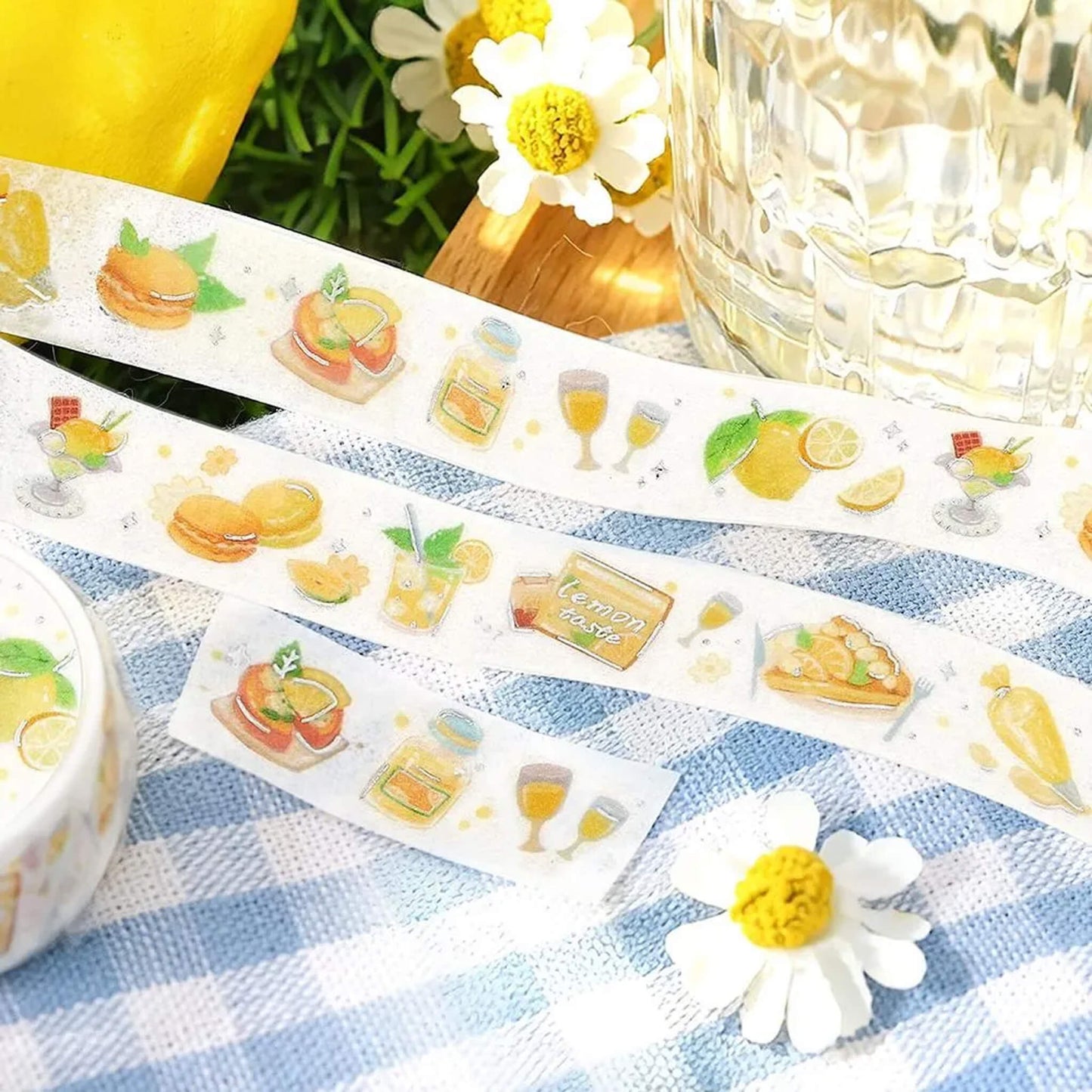 BGM Foil Washi Tape Tokimeki Flavors - Lemon - Washi Tapes