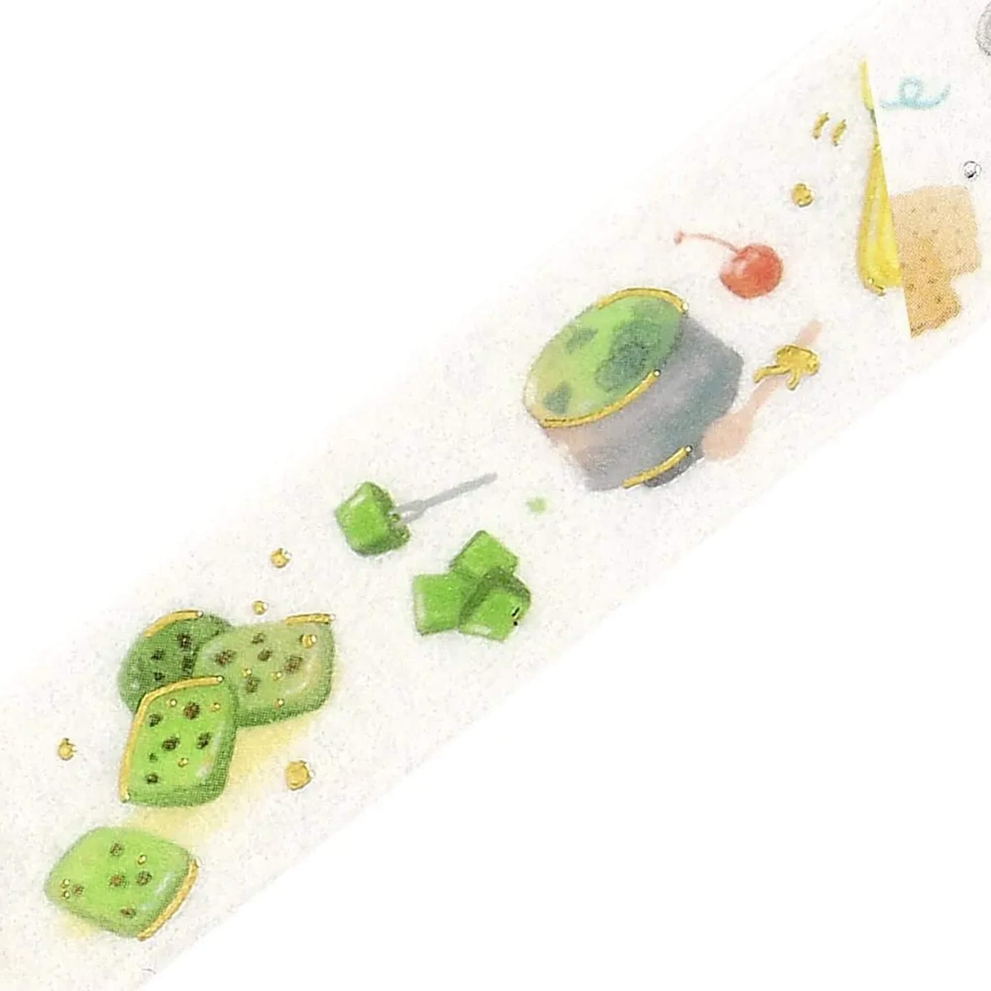 BGM Foil Washi Tape Tokimeki Flavors - Matcha - Washi Tapes