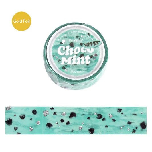 BGM Foil Washi Tape We Love ICE - Choco Mint - Washi Tapes