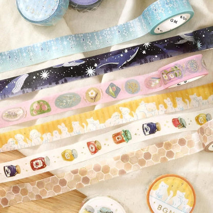 BGM Foil Washi Tape - Whale in the Starry Sea - Washi Tapes