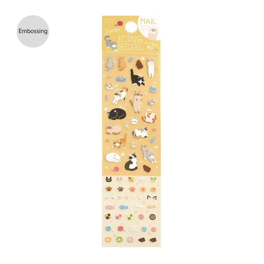 BGM Icing Sticker - Lovely Cat Day - Sticker Sheets