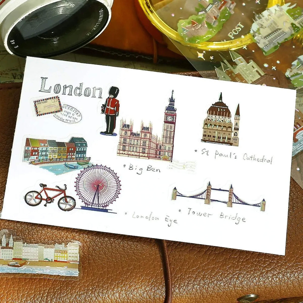 BGM IRIDE Sticker Vol. 5 - Scenery Around the World - Sticker Sheets