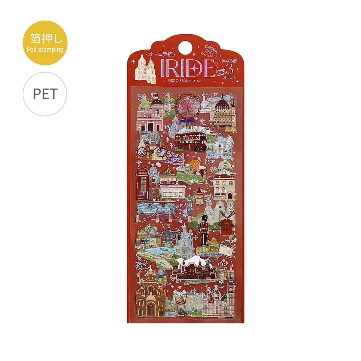 BGM IRIDE Sticker Vol. 5 - Scenery Around the World - Sticker Sheets