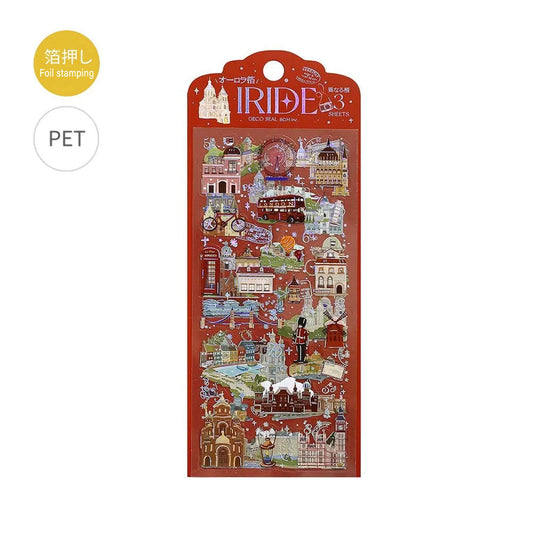 BGM IRIDE Sticker Vol. 5 - Scenery Around the World - Sticker Sheets