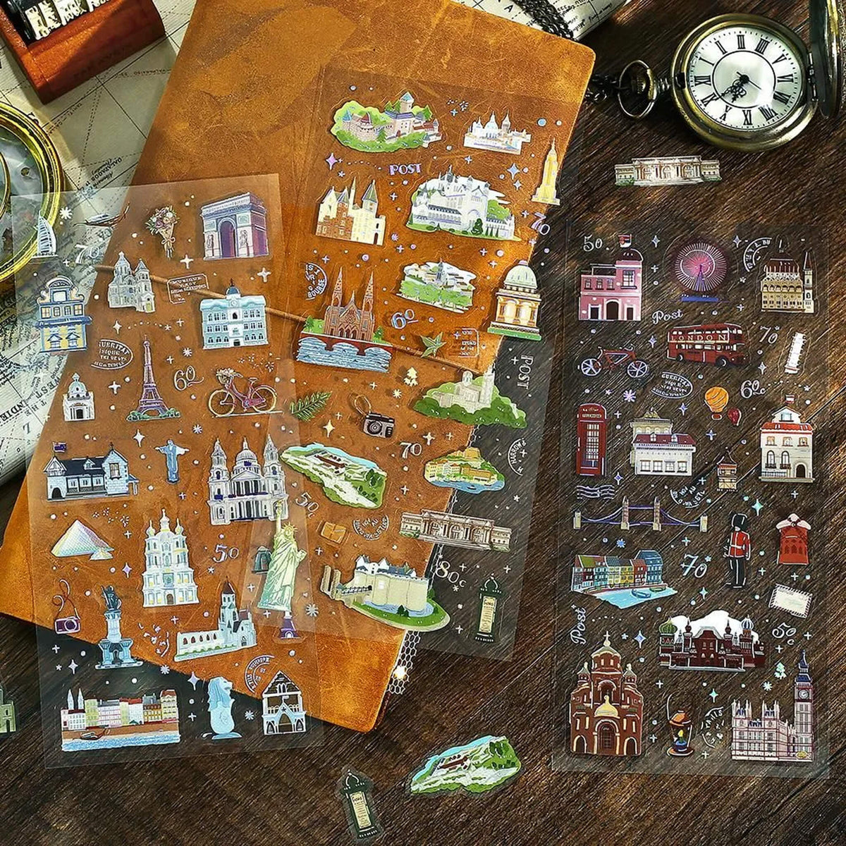 BGM IRIDE Sticker Vol. 5 - Scenery Around the World - Sticker Sheets
