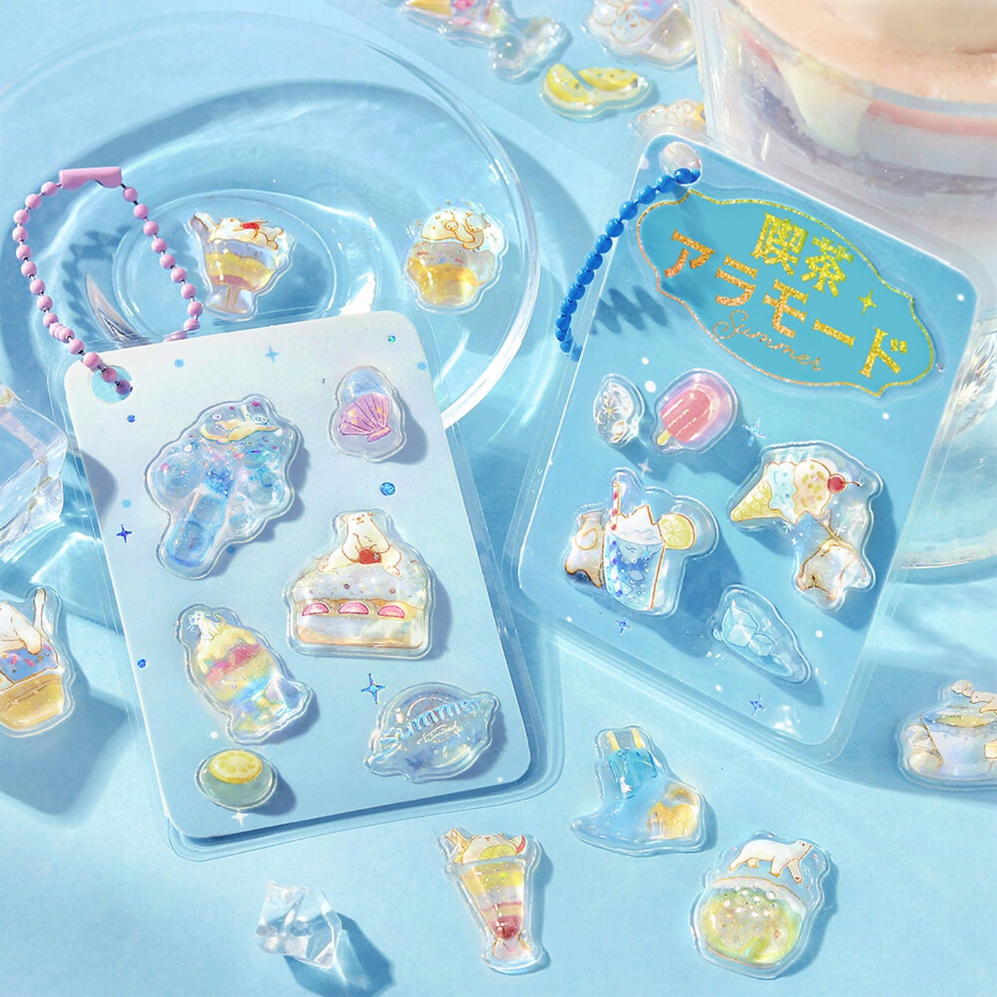 BGM Kyururun 3D Sticker 2026 Summer Limited - Café à la Mode - Sticker Sheets