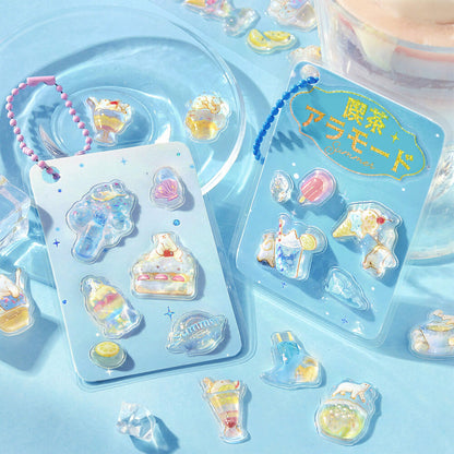 BGM Kyururun 3D Sticker 2026 Summer Limited - Café à la Mode - Sticker Sheets