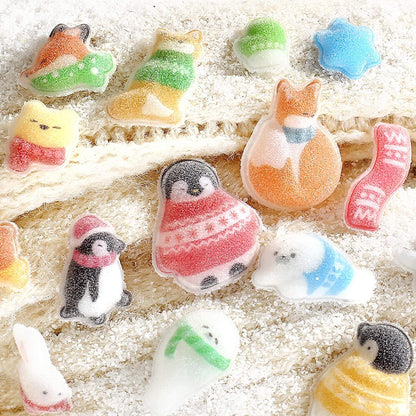 BGM Kyururun 3D Sticker 2026 Winter Limited - Fluffy Animals - Sticker Sheets