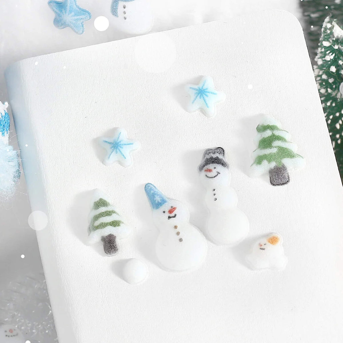 BGM Kyururun 3D Sticker 2026 Winter Limited - Fluffy Snowman - Sticker Sheets