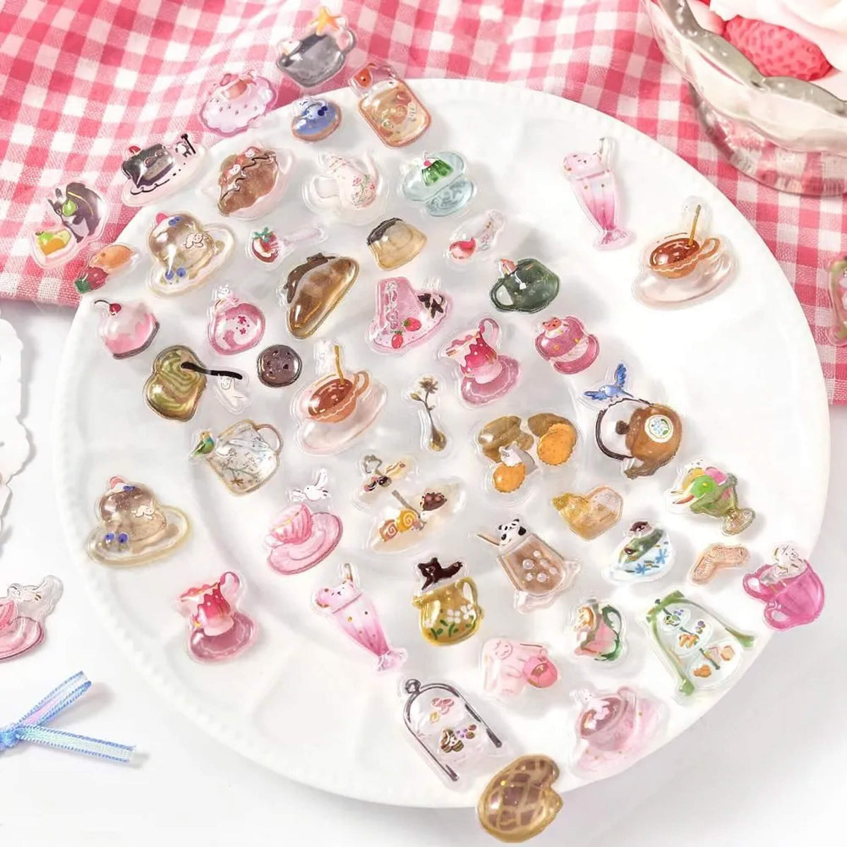 BGM Kyururun 3D Sticker Vol. 4 - Afternoon Tea・Snack Time - Sticker Sheets