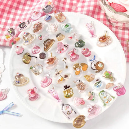 BGM Kyururun 3D Sticker Vol. 4 - Afternoon Tea・Snack Time - Sticker Sheets