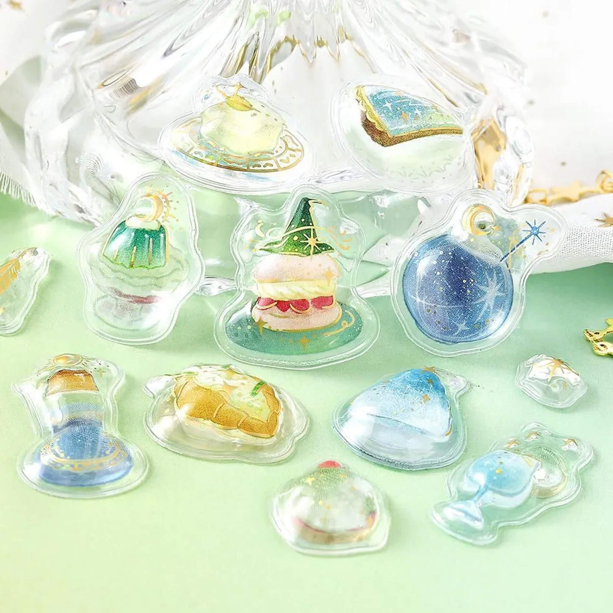 BGM Kyururun 3D Sticker Vol. 4 - Café à la Mode・Magic - Sticker Sheets