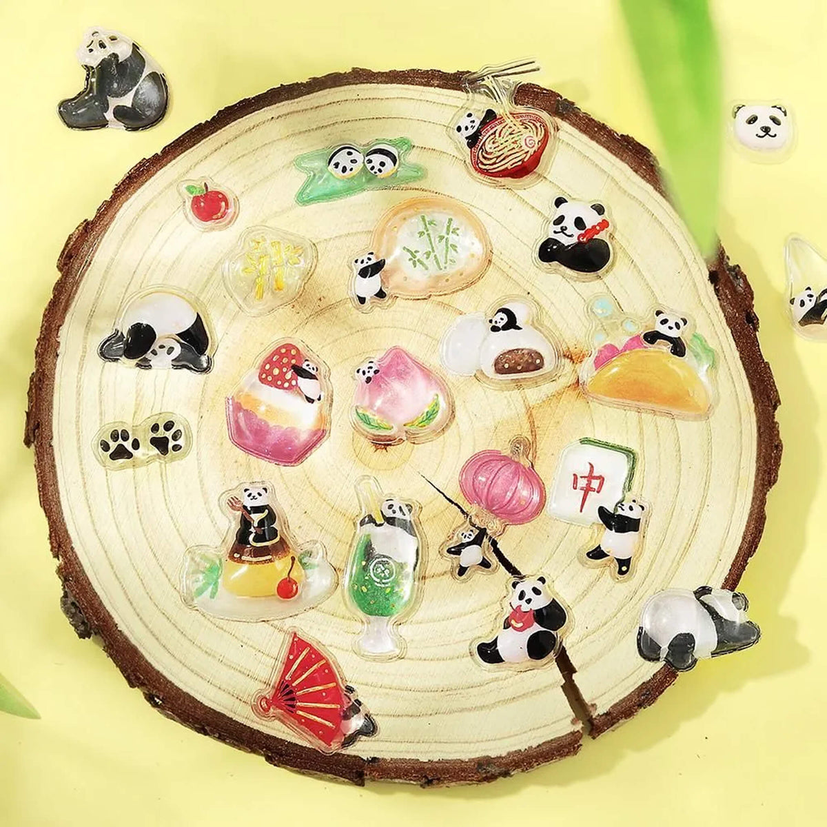 BGM Kyururun 3D Sticker Vol. 4 - Panda Days - Sticker Sheets