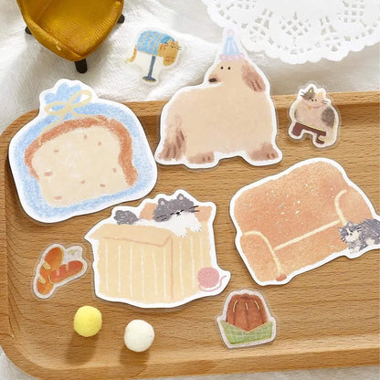 BGM Memo Sticker Fuwari Sketch - Yellow - Sticky Notes