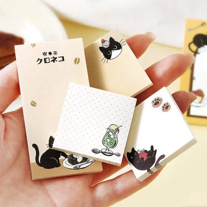 BGM MEMONO Memo Pad Set - Black Cat Kissaten - Memo Pads