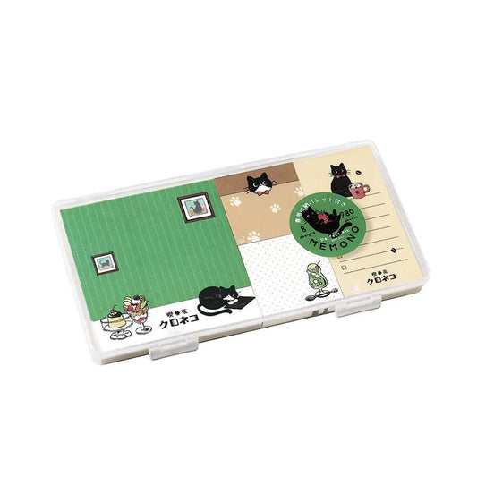 BGM MEMONO Memo Pad Set - Black Cat Kissaten - Memo Pads