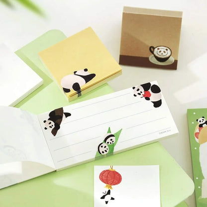 BGM MEMONO Memo Pad Set - Panda Day - Memo Pads