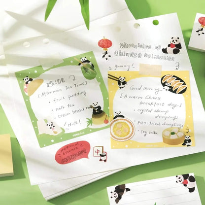 BGM MEMONO Memo Pad Set - Panda Day - Memo Pads