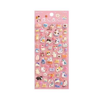 BGM Muni Muni Sticker Sheet Vol.2 - Mini Cats - Sticker Sheets