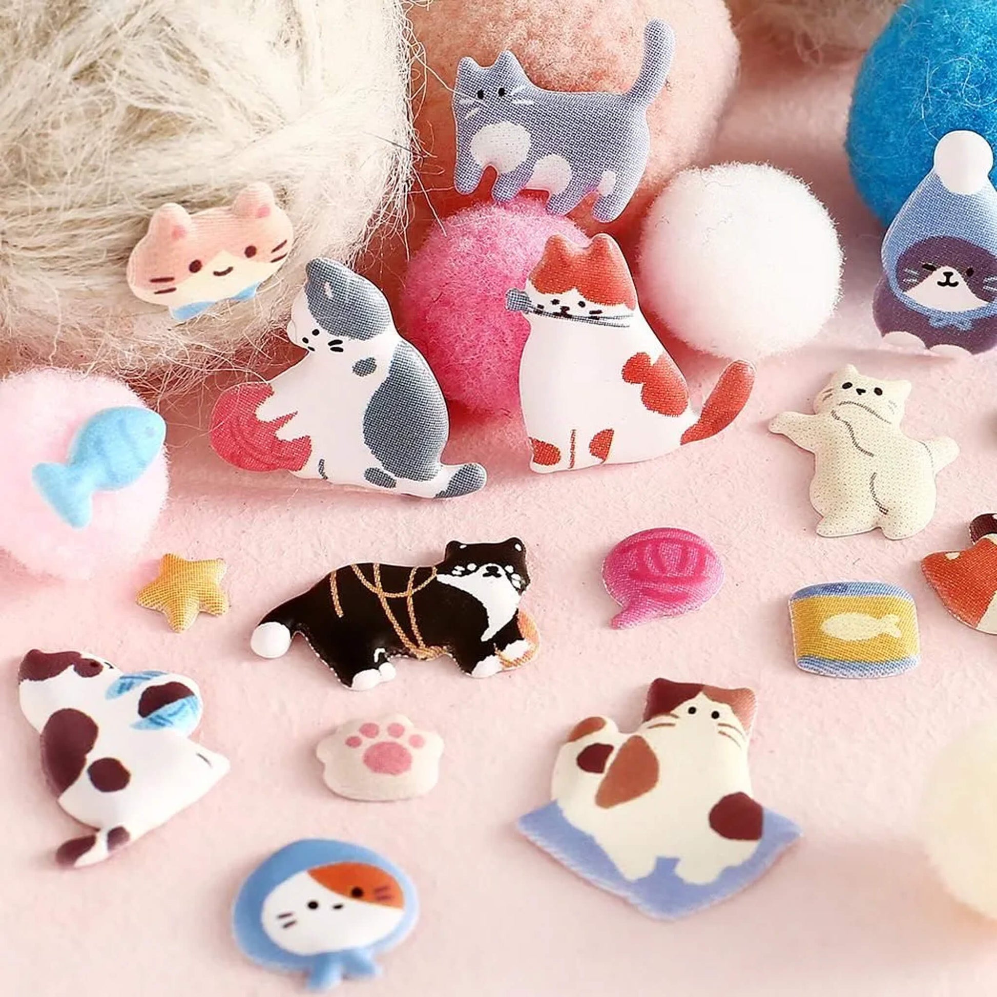 BGM Muni Muni Sticker Sheet Vol.2 - Mini Cats - Sticker Sheets