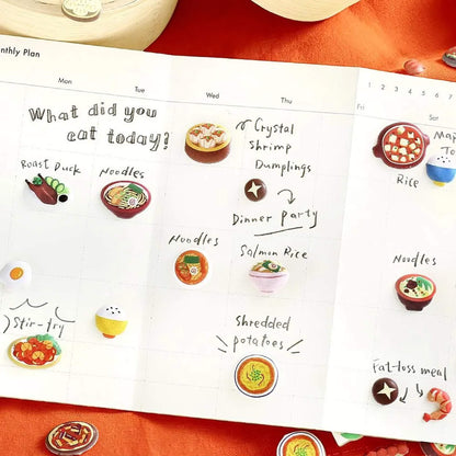 BGM Muni Muni Sticker Sheet Vol.2 - Mini Chinese Restaurant - Sticker Sheets