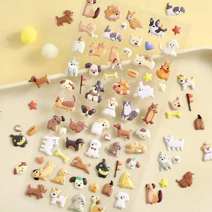 BGM Muni Muni Sticker Sheet Vol.2 - Mini Dogs - Sticker Sheets