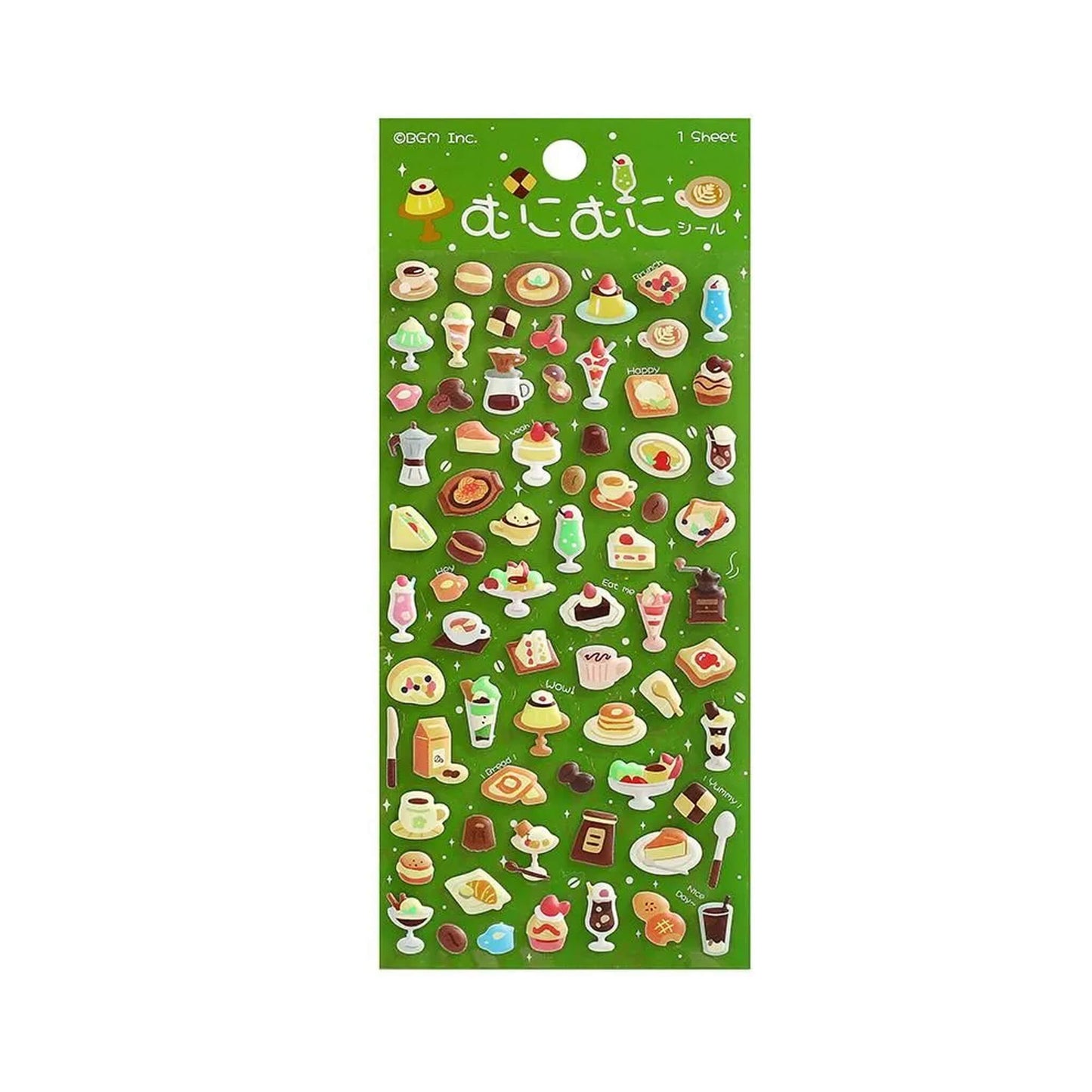 BGM Muni Muni Sticker Sheet Vol.2 - Mini Kissaten - Sticker Sheets