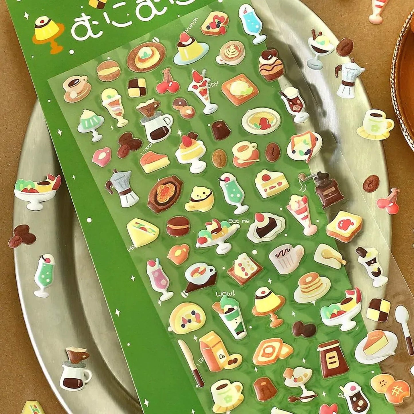 BGM Muni Muni Sticker Sheet Vol.2 - Mini Kissaten - Sticker Sheets