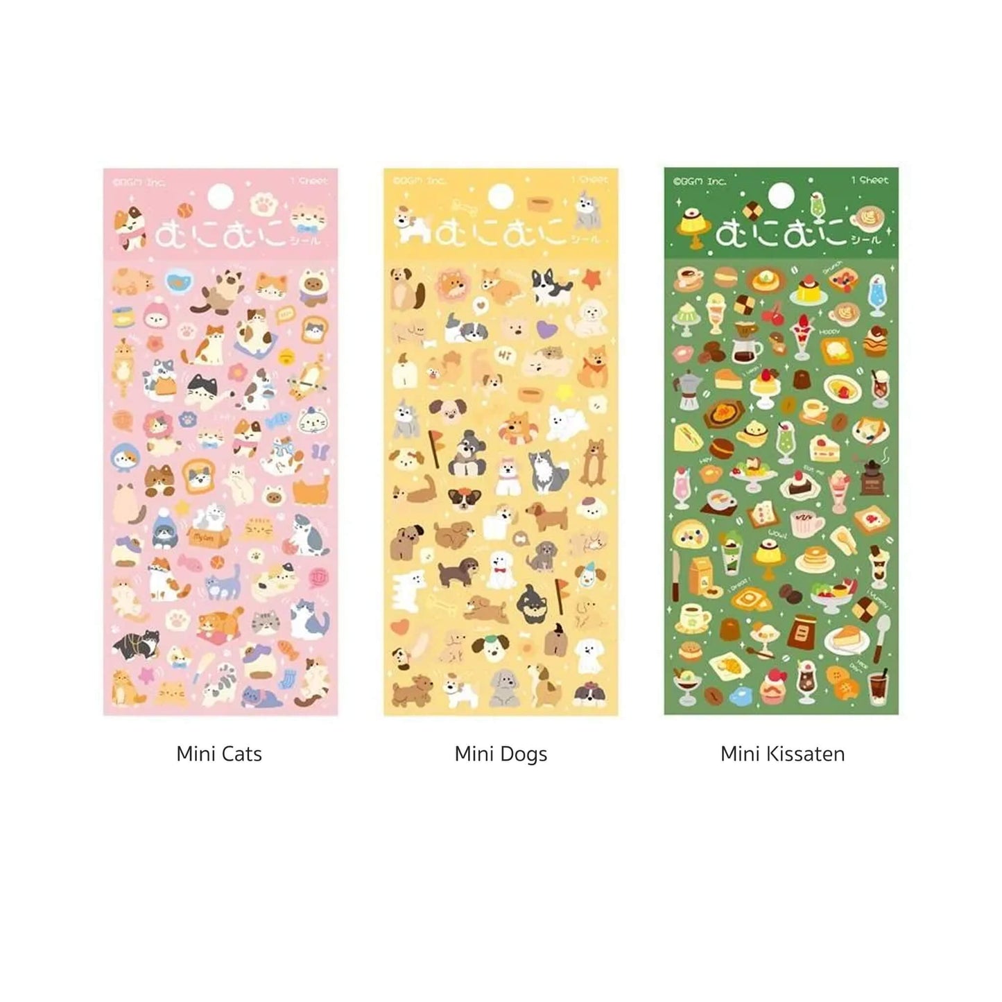 BGM Muni Muni Sticker Sheet Vol.2 - Mini Life - Sticker Sheets