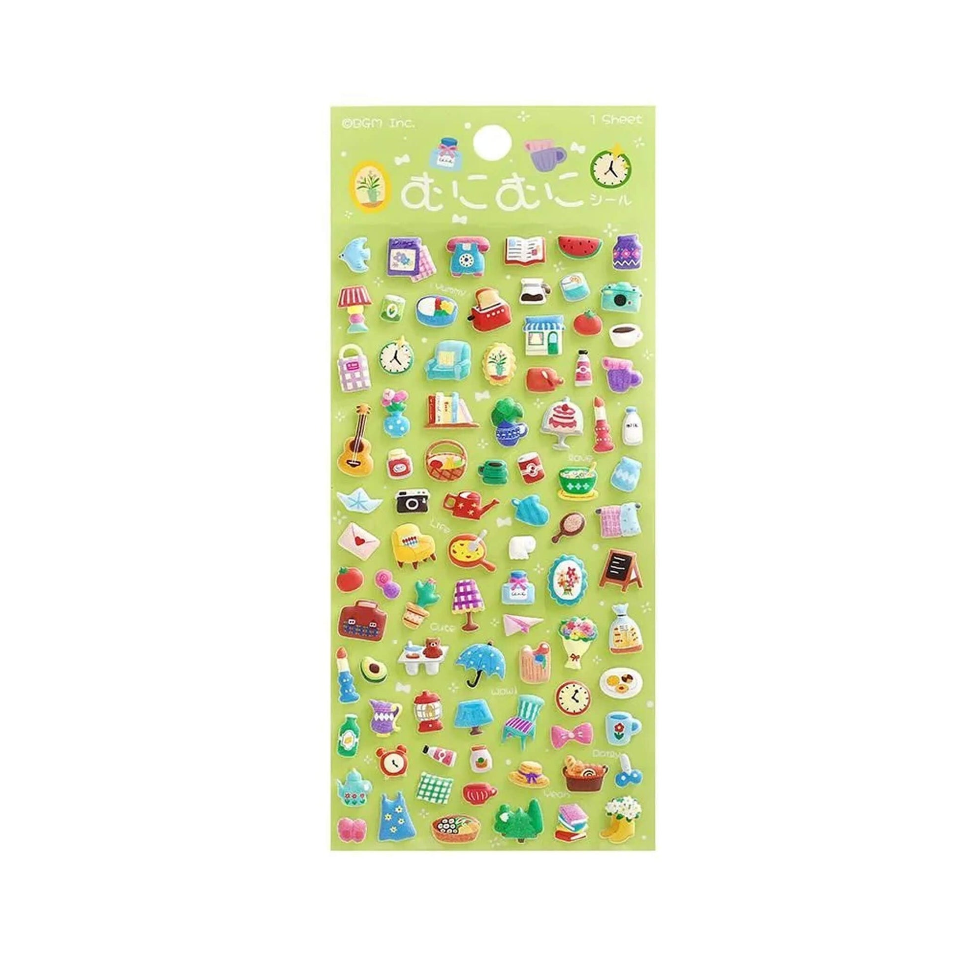 BGM Muni Muni Sticker Sheet Vol.2 - Mini Life - Sticker Sheets