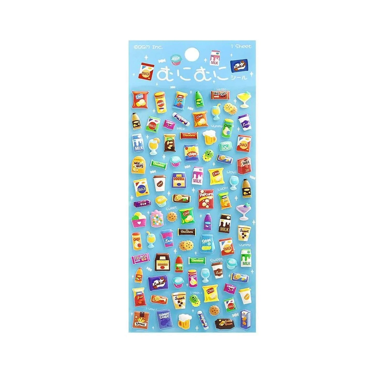 BGM Muni Muni Sticker Sheet Vol.2 - Mini Snack Bar - Sticker Sheets