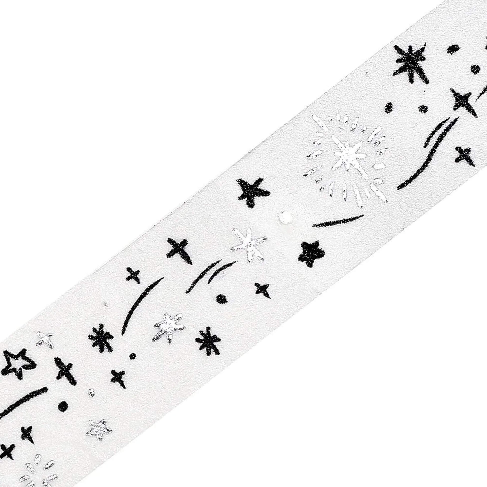 BGM Silver Foil Washi Tape Monotone - Starry Sky - Washi Tapes