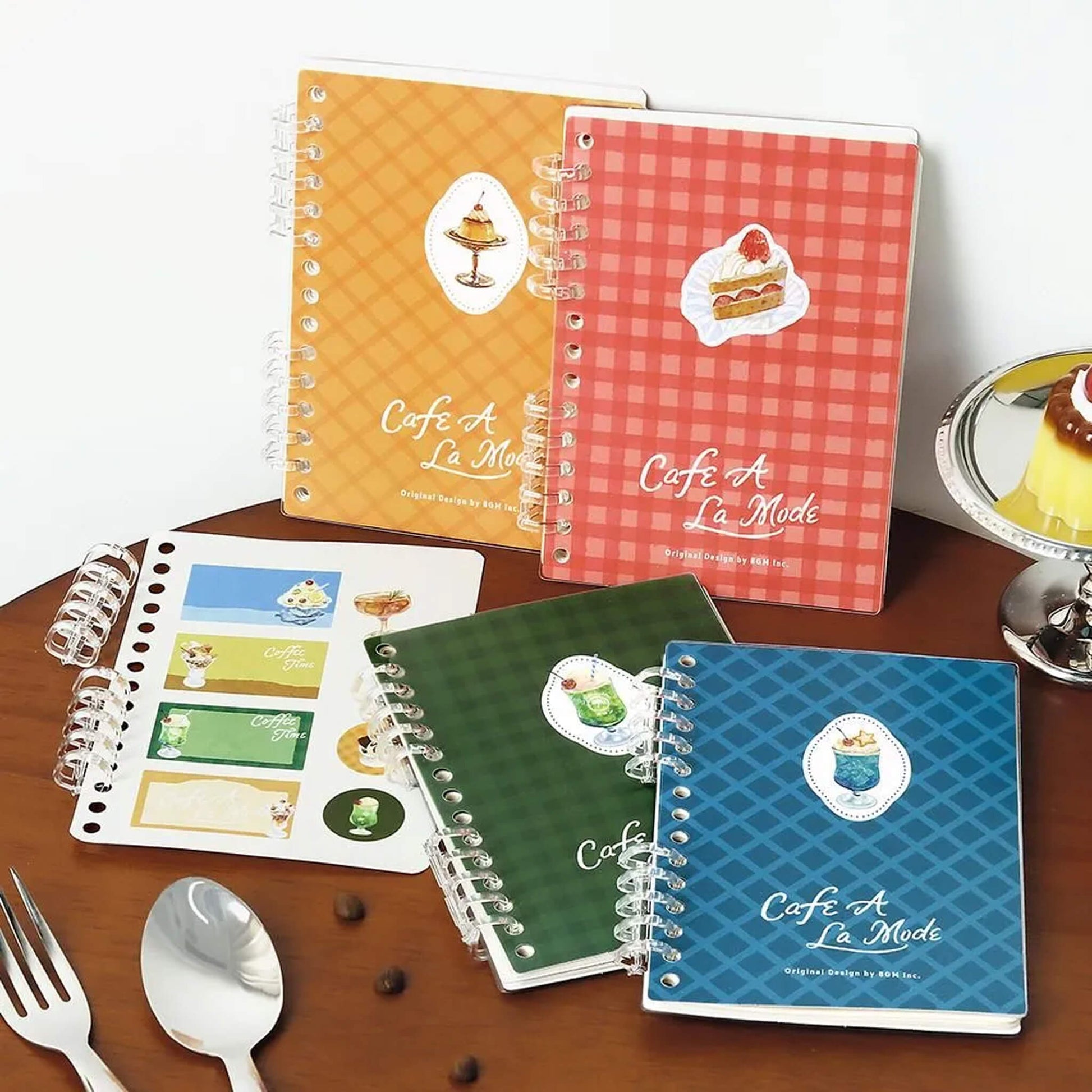 BGM Sticker Release Book Café à la Mode - Shortcake - Sticker Release Books