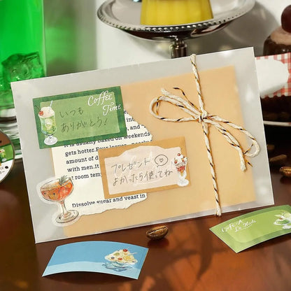 BGM Sticker Roll Writable - Café à la Mode - Sticky Notes