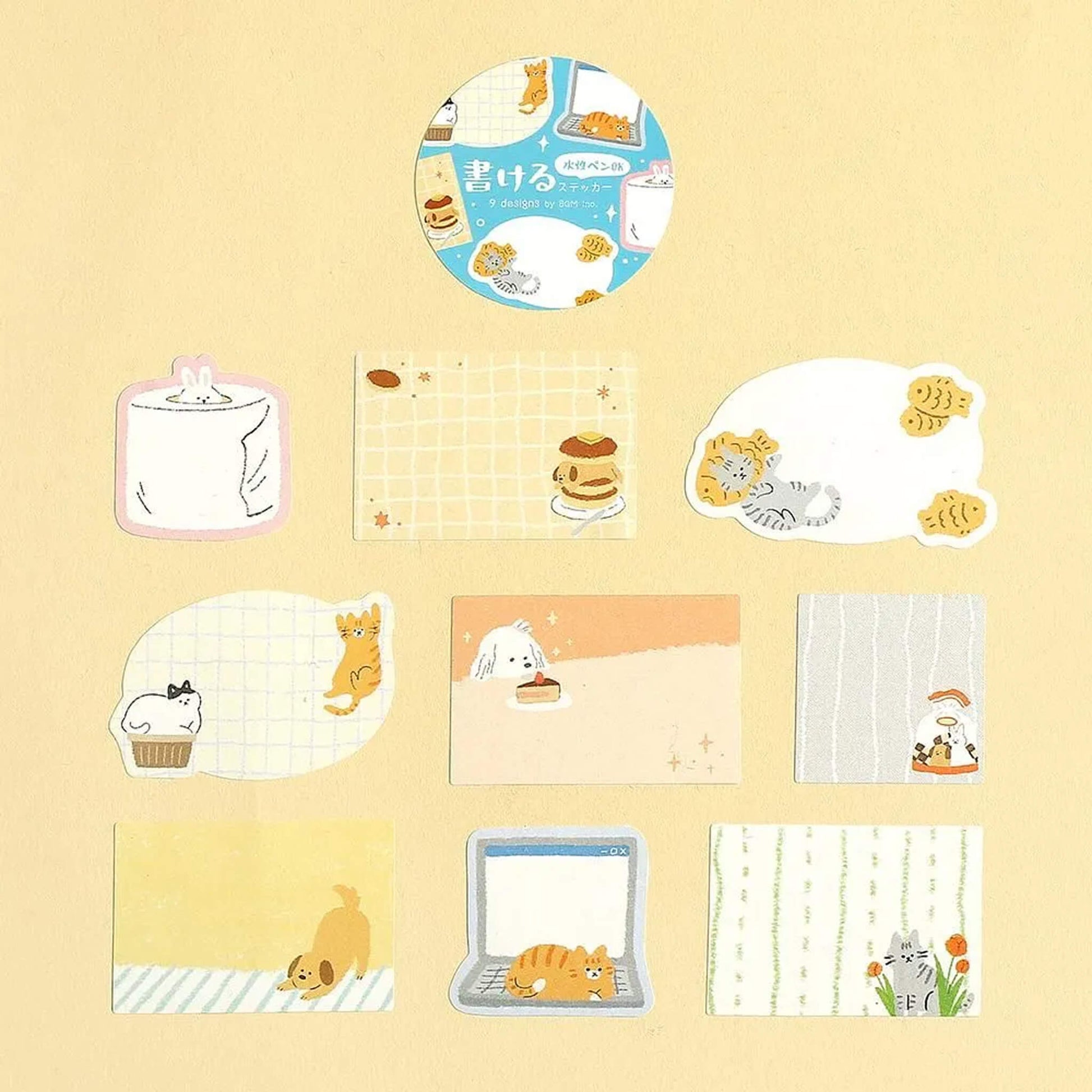 BGM Sticker Roll Writable - Warmth Day - Sticky Notes