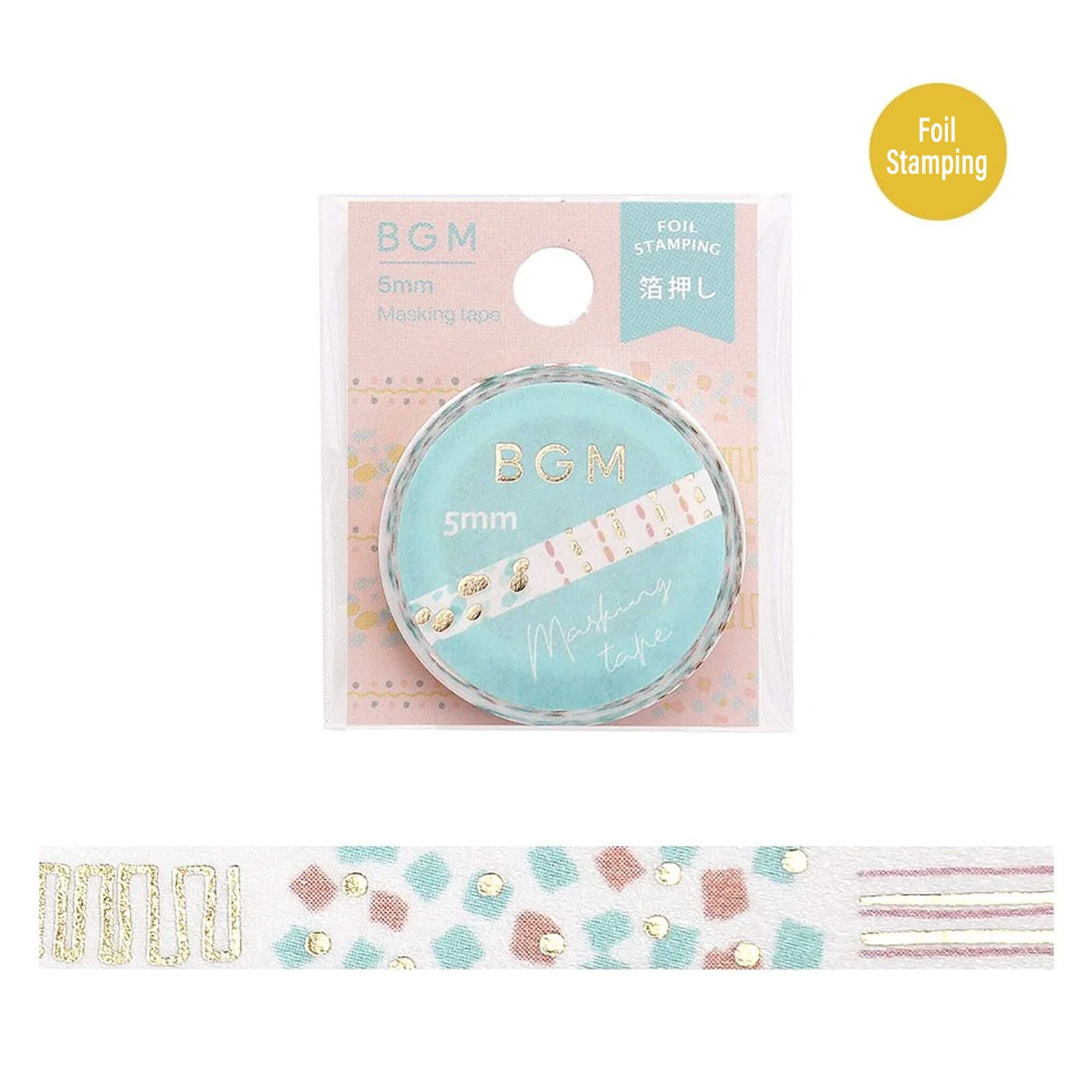 BGM Washi Tape Basic Foil Slim - Design Book - Washi Tapes