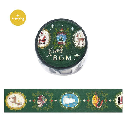 BGM Washi Tape Foil 2025 Christmas Limited - Brooch [20mm Width] - Washi Tapes