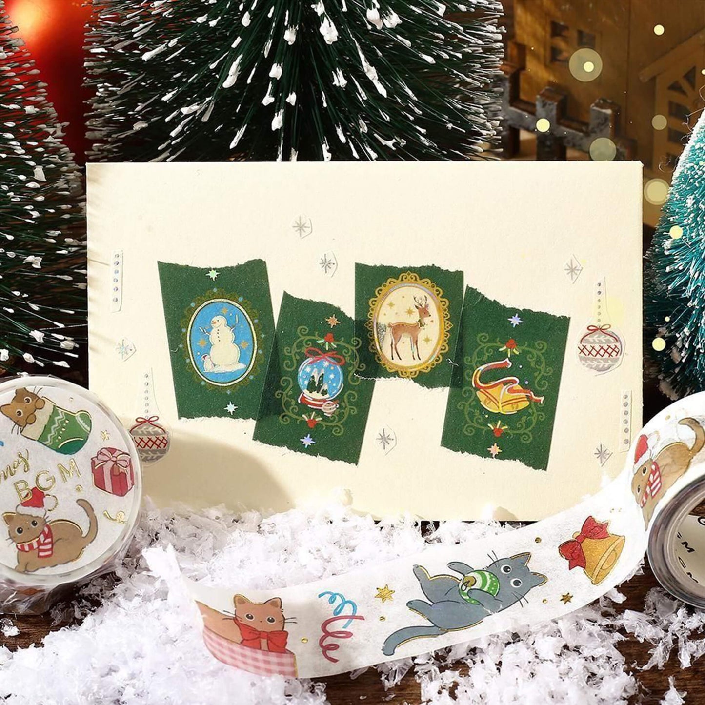 BGM Washi Tape Foil 2025 Christmas Limited - Brooch [20mm Width] - Washi Tapes