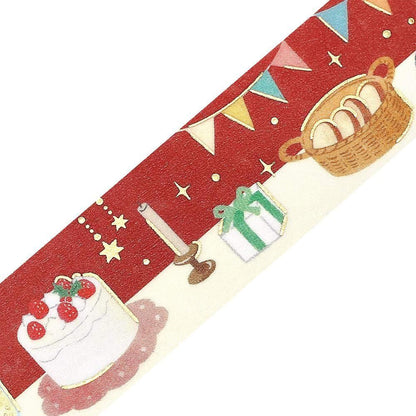 BGM Washi Tape Foil 2025 Christmas Limited - Dinnertime [20mm Width] - Washi Tapes