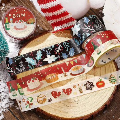 BGM Washi Tape Foil 2025 Christmas Limited - Little Things [15mm Width] - Washi Tapes
