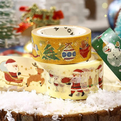 BGM Washi Tape Foil 2025 Christmas Limited - Mini Object [15mm Width] - Washi Tapes