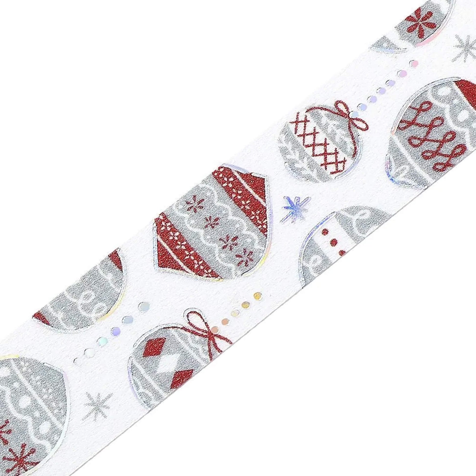 BGM Washi Tape Foil 2025 Christmas Limited - Nordic Ornament [15mm Width] - Washi Tapes