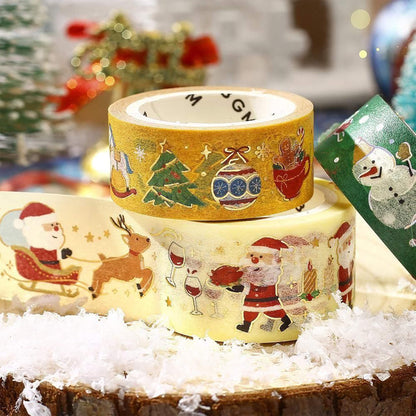 BGM Washi Tape Foil 2025 Christmas Limited - Santa's Coming [20mm Width] - Washi Tapes